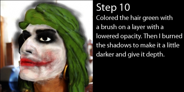 Creation of The Joker Wears Prada: Step 10